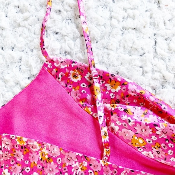 cinq a sept Astrid Ditsy Silk mini Slip Dress NWT - Picture 7 of 8